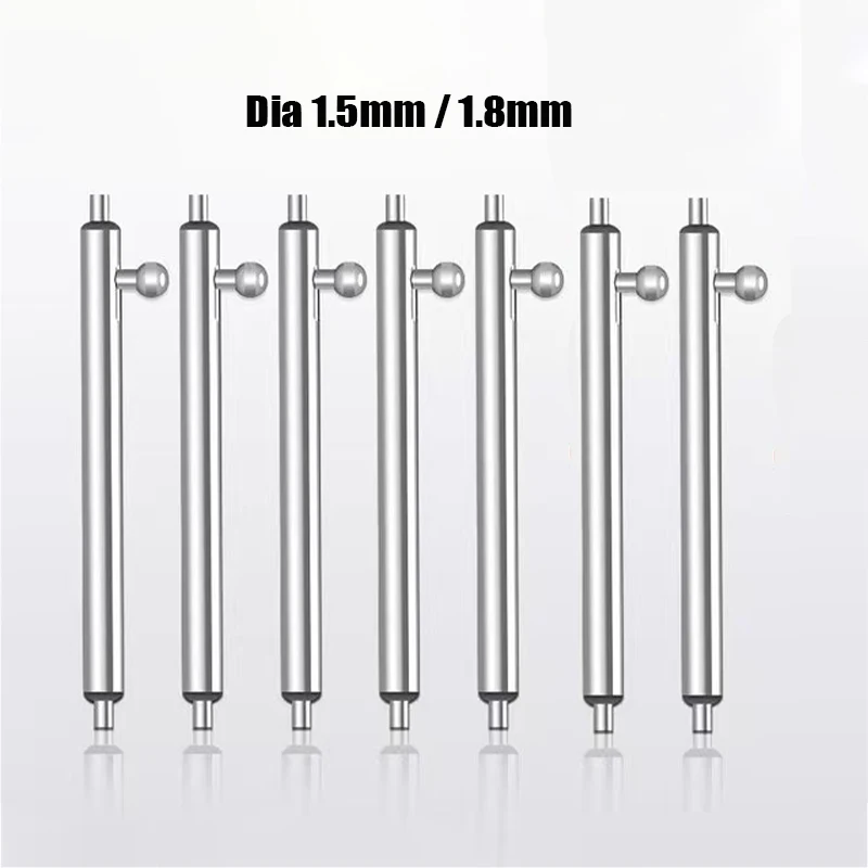 

10 PCS Quick Release Watch Strap Link Dia 1.5mm/1.8mm Spring Bar fits Width 12mm-26mm Smart Watch band Stainless Steel Links