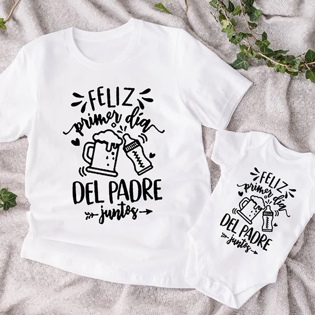 Camisetas a juego para el primer dia del padre trajes familiares para papa y bebe Body a juego para Newbowrn AliExpress