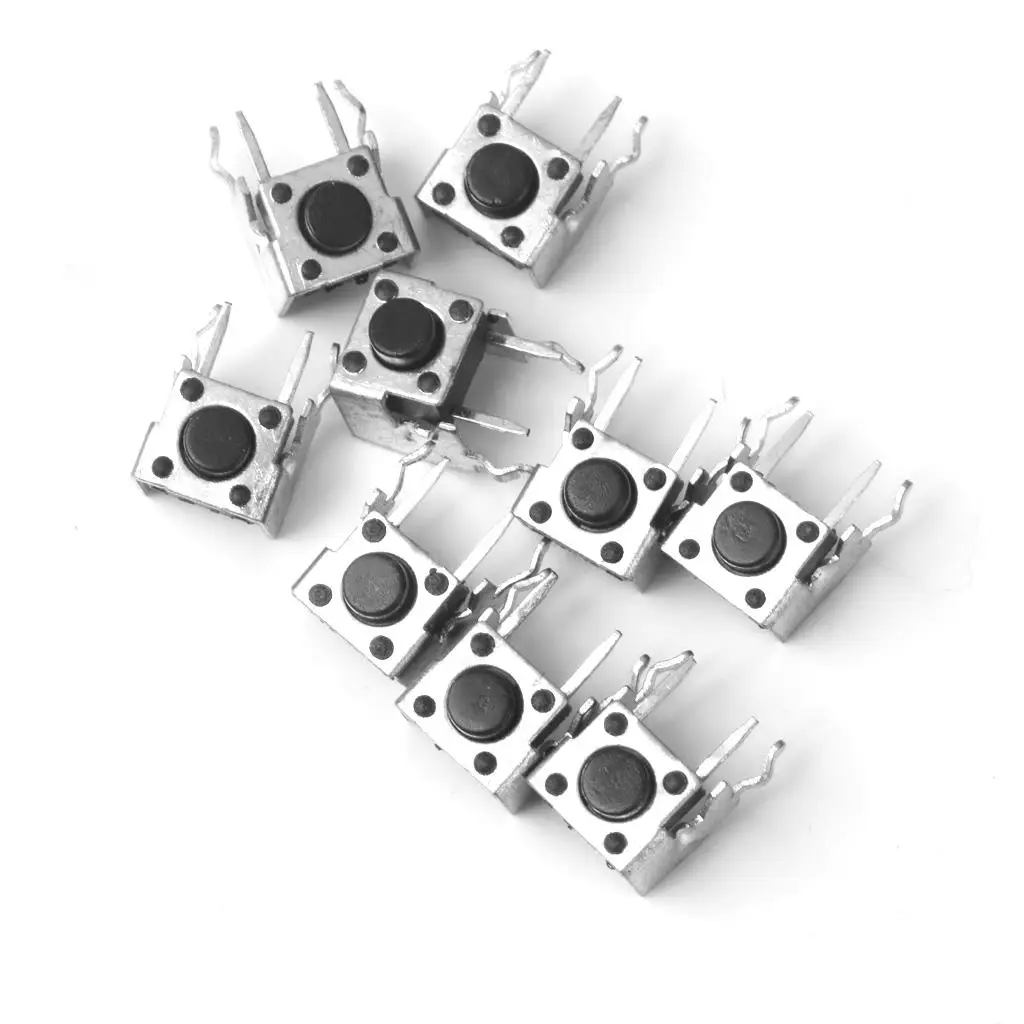 مفتاح زر ضغط مؤقت باللمس ، 10 ، 6x6x8mm