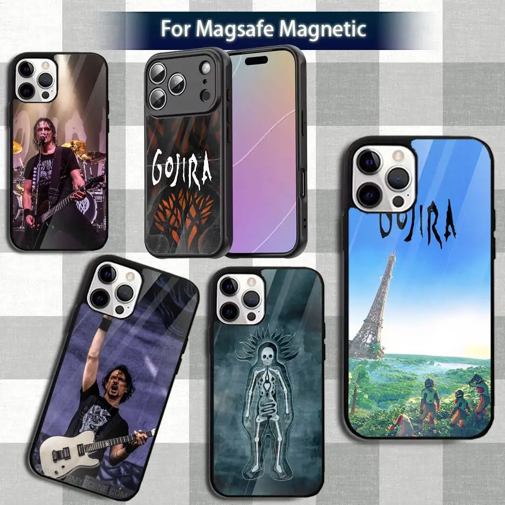 

G-Gojira M-Mea C-Culpa band Phone Case For iPhone 13,12,15,17,11,16,14,Pro,Max,Plus,Mini,Magsafe,Magnetic Wireless Charging Case