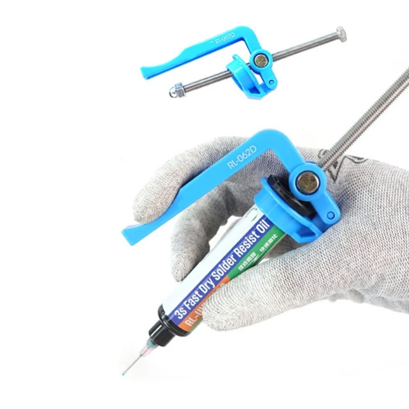

Solder Mask Welding Oil Pusher 5CC-10CC Solder Pastes Labor Saving Propulsion Push Rod Precisions Control 896C