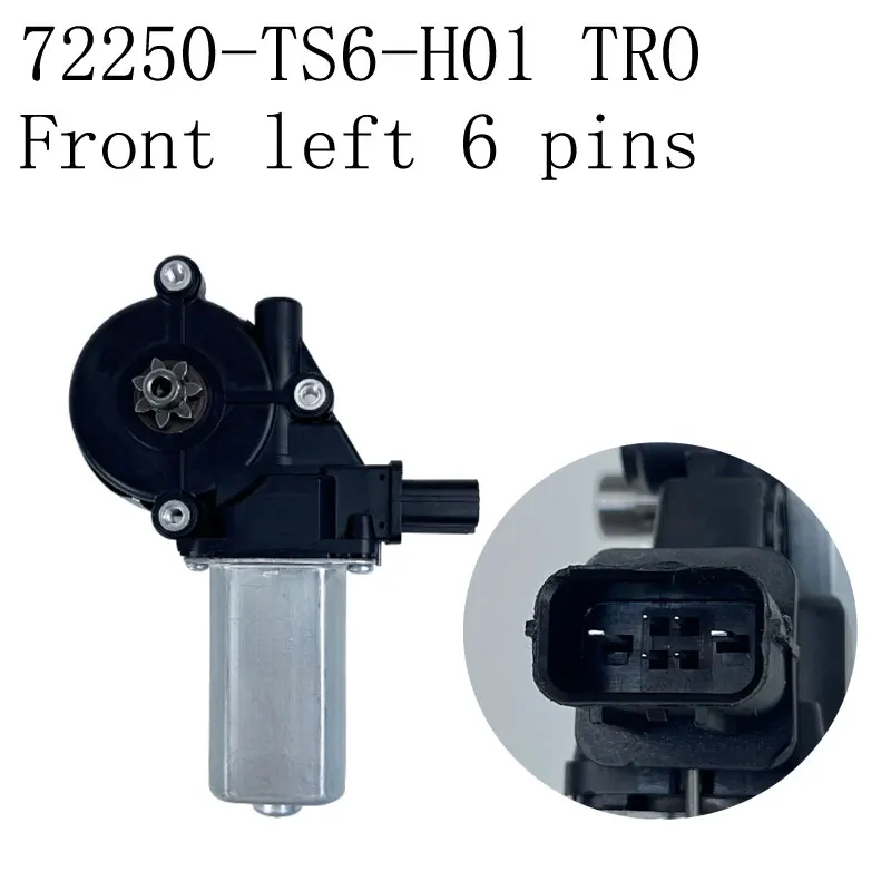 742-854 Fensterhebermotor mit 6/2-Pins für Honda CR-V CRV RDV 2007 2008 2009 2010 2011 72250-SWA-A01 72710-SWA-A01 Brandneu – Detail 6