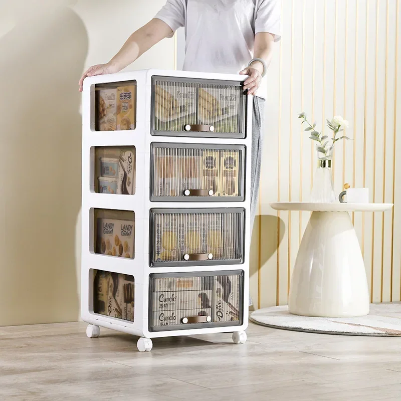 Modern trolley household rack multi-layer removable desk drawer storage cabinet