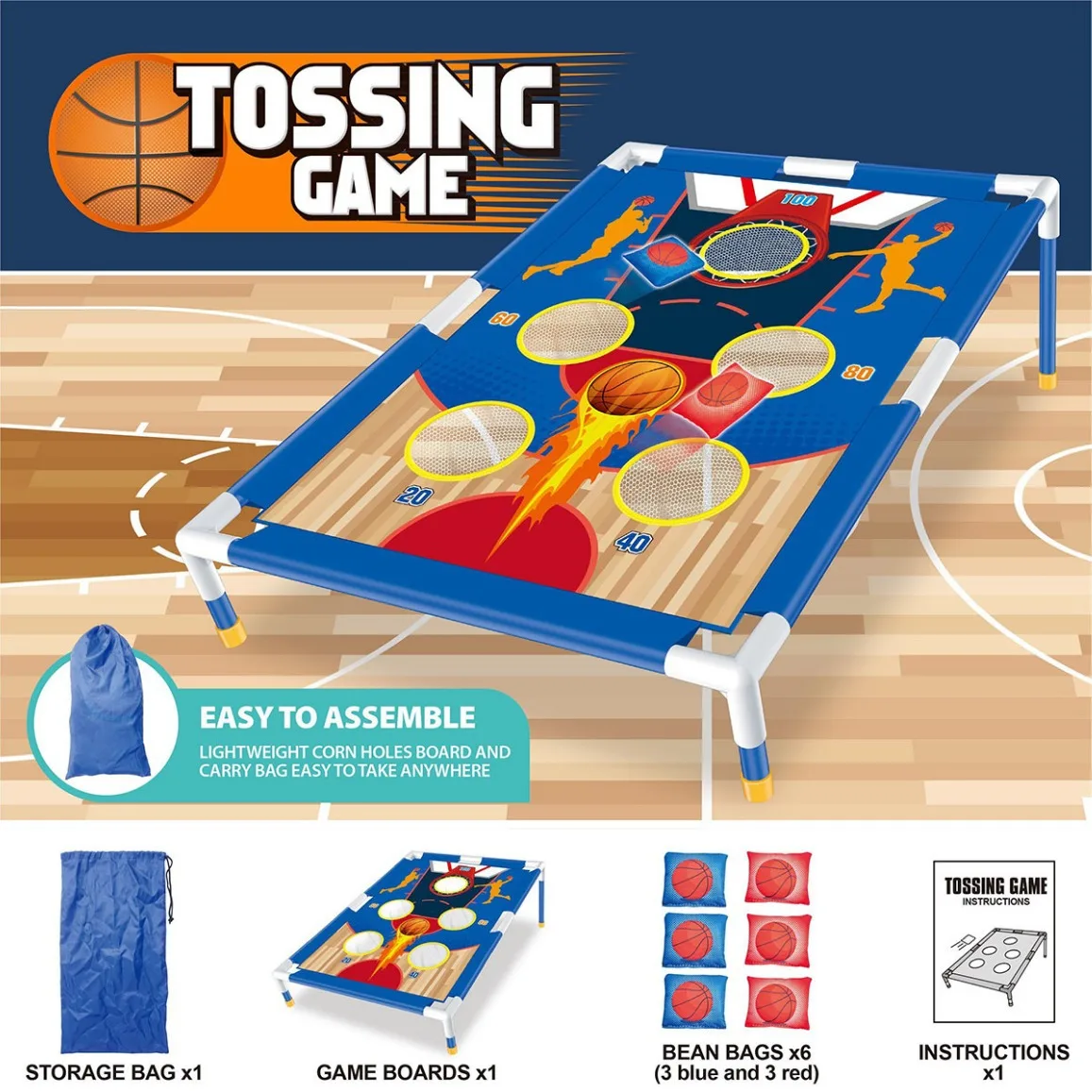 2 In 1 Zandzak Gooien Spellen, Indoor/Outdoor, Ringen, Basketbal Spel Stands, Sets, Educatief Speelgoed, Geschenken, Match, Voor Childre