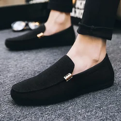 Men's Casual Shoes Soft Sole Loafers High Quality Slip on Sneakers Comfortable Men Driving Shoes Formal Party Flats Plus Size 46