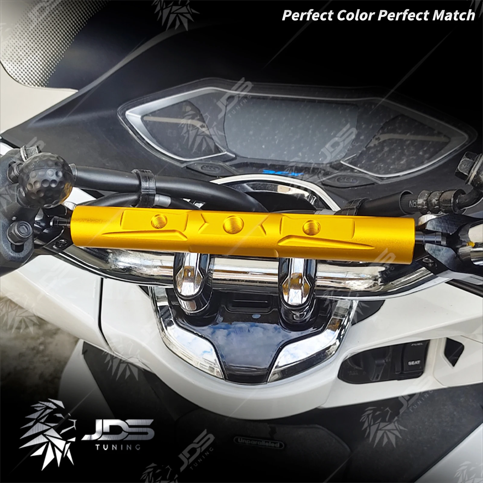 For KYMCO KRV180/G150 Cross Bar Multifunction Handlebar Crossbar Navigation Phone Holder Bracket Accessories Parts view 5