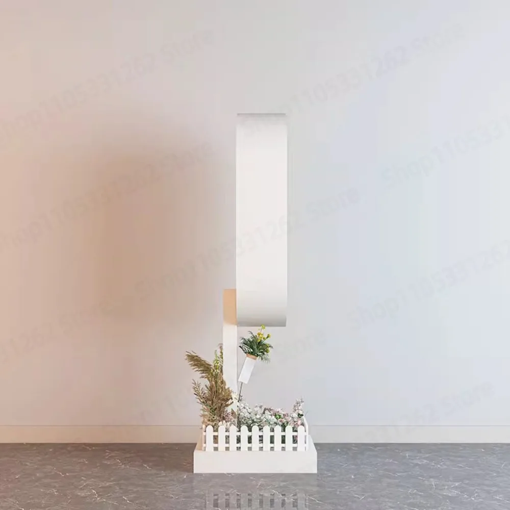 Wedding message phone booth retro iron display stand wedding scene decoration prop phone hall