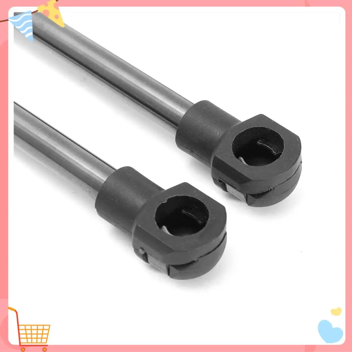 

2Pcs Car Front Bonnet Hood Gas Lift Support Shock Struts Black For Bmw E60 E61 525I 528I 530I 502488586 X2 51237008745 26057