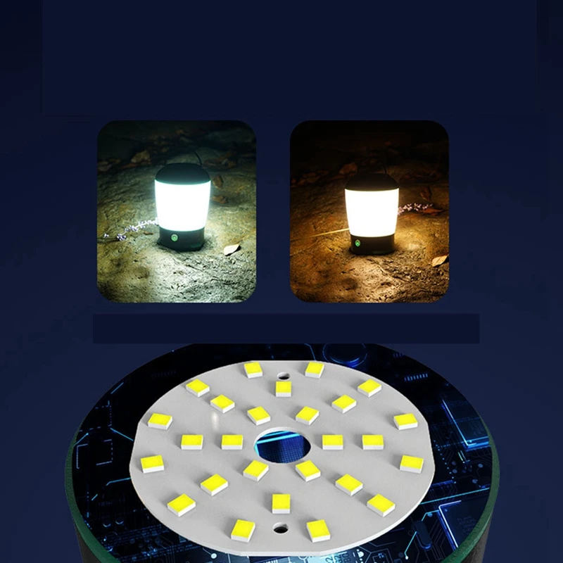 Camping Lamp Night Fishing Rechargeable Camping Lamp LED Multi-Function Outdoor Waterproof Lighting