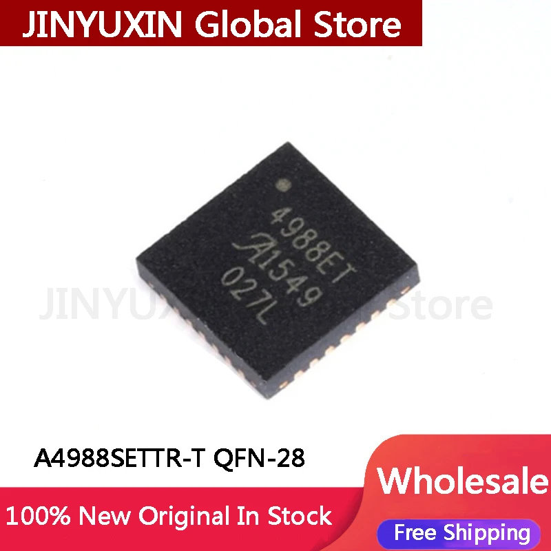 MXY 5-100Pcs A4988SETTR-T A4988SETTR A4988SE 4988ET A4988 QFN-28 In Stock Wholesale