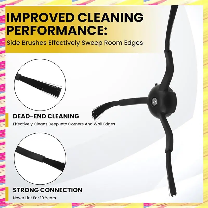 

Замена боковых щеток ABJJ, 4 шт., для деталей серии Roborock S8 Pro Ultra, S7 Max Ultra, Qrevo, Qrevo Slim