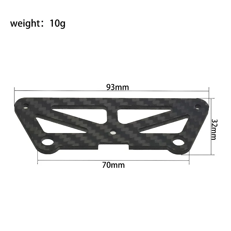 MJX Hyper Go 10303/10304 RC Rally Car Carbon Fiber Front Bumper Sponge Press Plate LY219