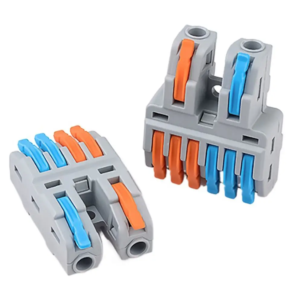 Wire Connector Quick Splitter Splicing Universal Conductor Wiring Cable Terminal Block Electrical Connectors