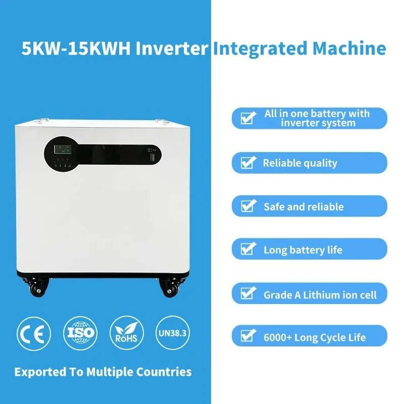 JM Factory 48V Lifepo4 Pack 300Ah Inverter Solar Energy Storage 15kwh Hybrid Grid Connected Home Battery