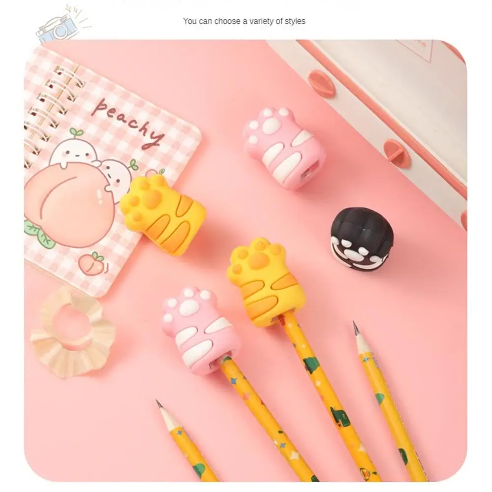 

Kawaii Cat Paw School Sharpener Student Supplies Mini Pencil Sharpener Cartoon Cat Paw Stationery Pencil Sharpener For Pupils