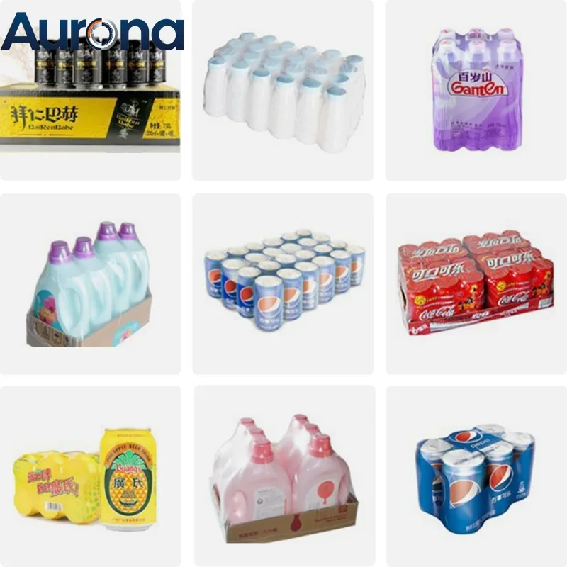 【Industrial】Automatic Water Pet Bottle PE Film Shrink Sleeve Shrink Wrapping Machine And Heat Tunnel
