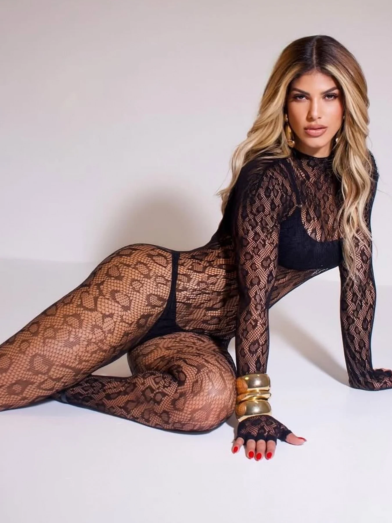 블랙 레이스 원지 LT32 란제리 속옷 여성용 바디수트