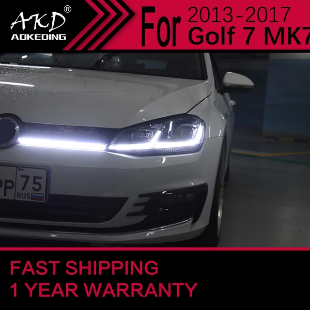 Vwゴルフ7のヘッドライト,車のヘッドライト2013-2017 mk7 golf7ヘッドランプ,プロジェクターレンズ