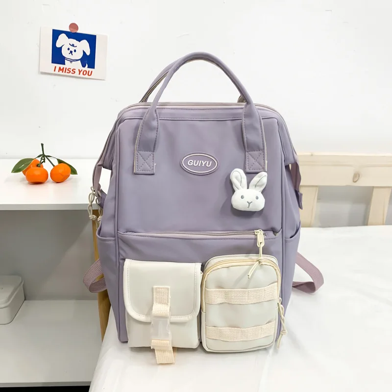 

Милые школьные ранцы для девочек-подростков, водонепроницаемый вместительный женский дорожный рюкзак для ноутбука, легкая школьная сумка для студентов