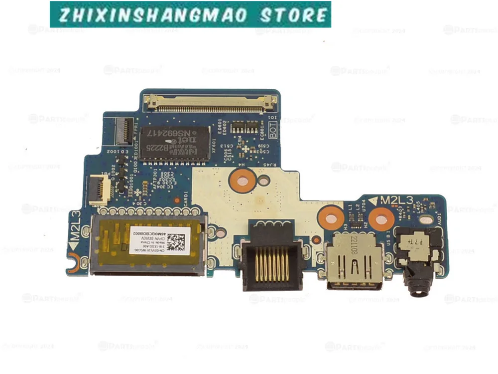 Genuine FOR Dell Vostro 7620 USB Audio Port RJ-45 SD Card Reader IO Circuit Board XVVJV