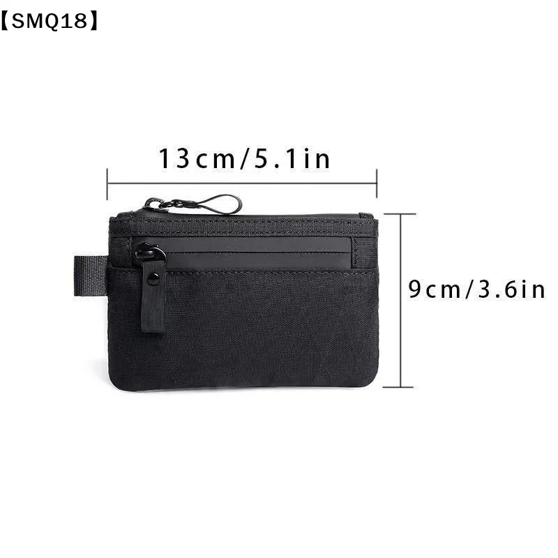 Tactical Waterproof Coin Purse RFID Credit Card Holder Small EDC Organizer Utility Pouch For Multitools Card Key Coin Cash【SMQ】