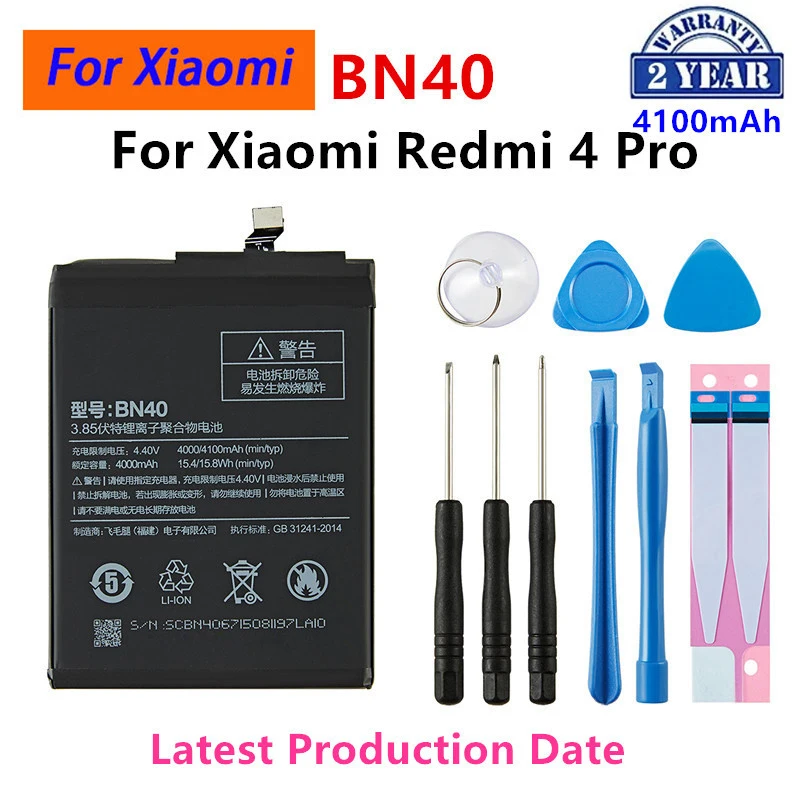 BN30 BN40 BN42 BN34 BN44 BN35 BN3A BM47 BN39 BN36 BM3D Battery For Xiaomi Redmi 4A/ 4 Pro/5A / 5 plus /Redmi go /Mi play view 3