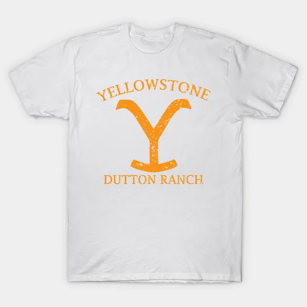 Yellowstone Dutton Ranch T Shirt Retro TV Shows TShirt Harajuku Punk Graphic Tshirts Men Casual Tops Movie Tee Ropa Hombre Shirt