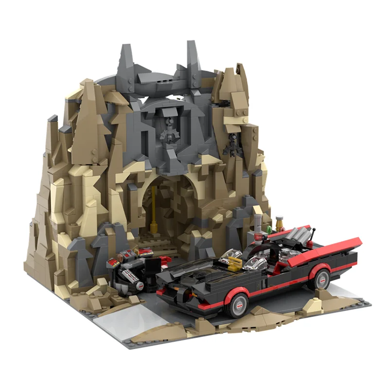 

NEW 1105PCS hero Movie MOC Modular Batcave Classic Batmobile model DIY creative ideas Child Toy Assembly Puzzle birthday Gift