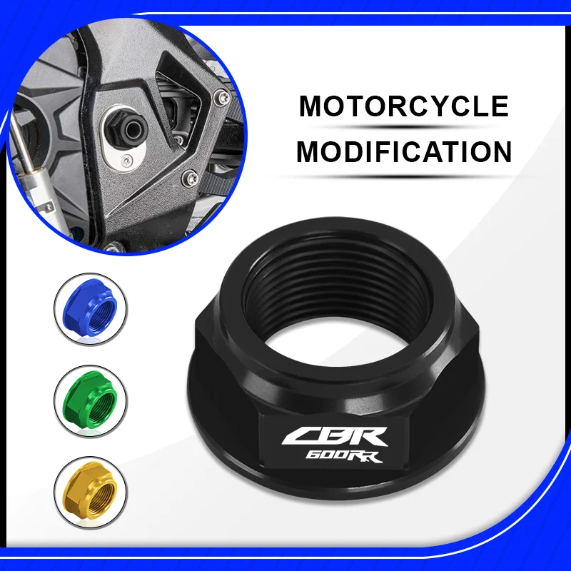 

cbr600rr Motorcycle CNC Rear wheel axle Cap & Swing Arm Pivot Shaft Protective Cover For CBR600RR CBR 600RR 2007-2022 2023 2024