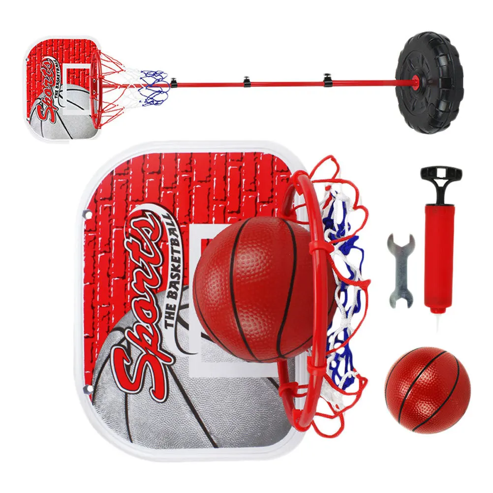 170cm criativo elevável rack de basquete engraçado crianças indoor ao ar livre brinquedo de basquete jogando brinquedo para crianças