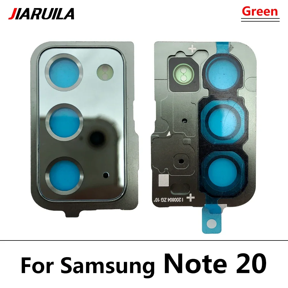 NEW For Samsung Note 20 Ultra Repair Housing Back Rear Camera Glass Lens with Cover Frame Holder with Sticker Note 20 Ultra