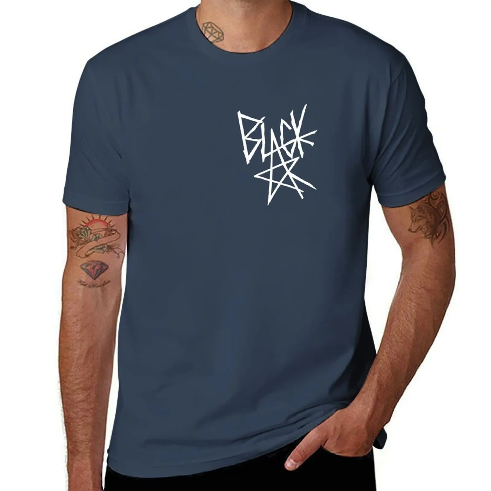 

Star Soul Black Eater Insignia Signature T-Shirt Work Outdoor T-Shirt for Men