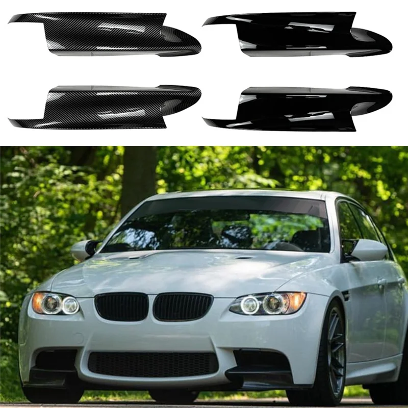 

Lasting For BMW 3 Series E90 E91 E92 E93 M3 2006-2013 Front Bumper Lip Angle Diffuser Splitter Spoiler Protector Gloss Black Par
