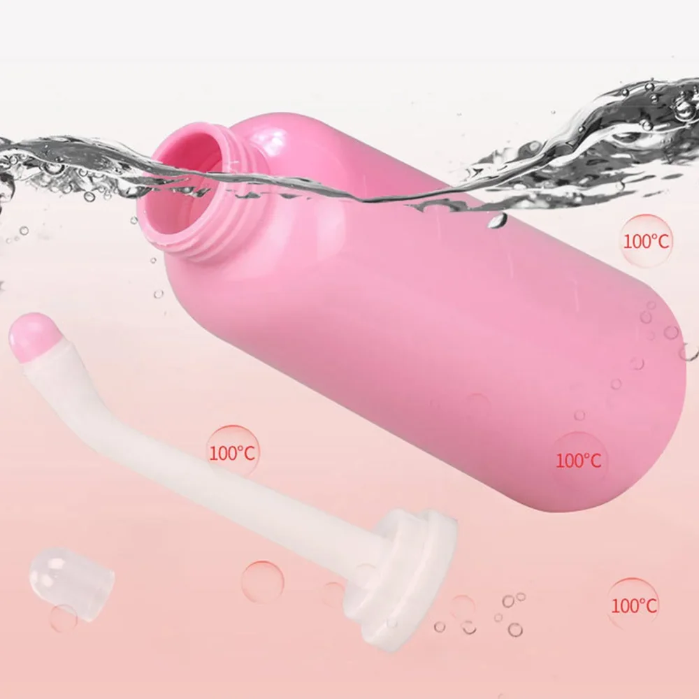 500ml Portable Bidet Spray Handheld Travel Bottle for Pregnant Women Baby Cleansing Water Washer Elder Showers Anal Cleaner Tool