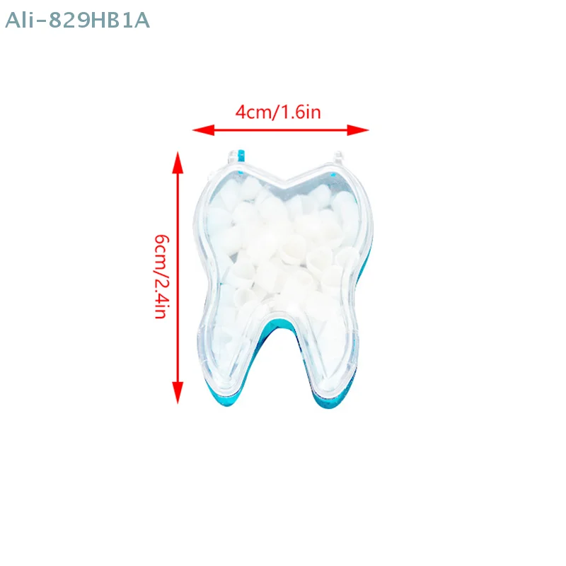 50 szt. Dental porcelanowa korona tymczasowa korona tymczasowa korona na przednie i tylne zęby sprzęt do jamy ustnej