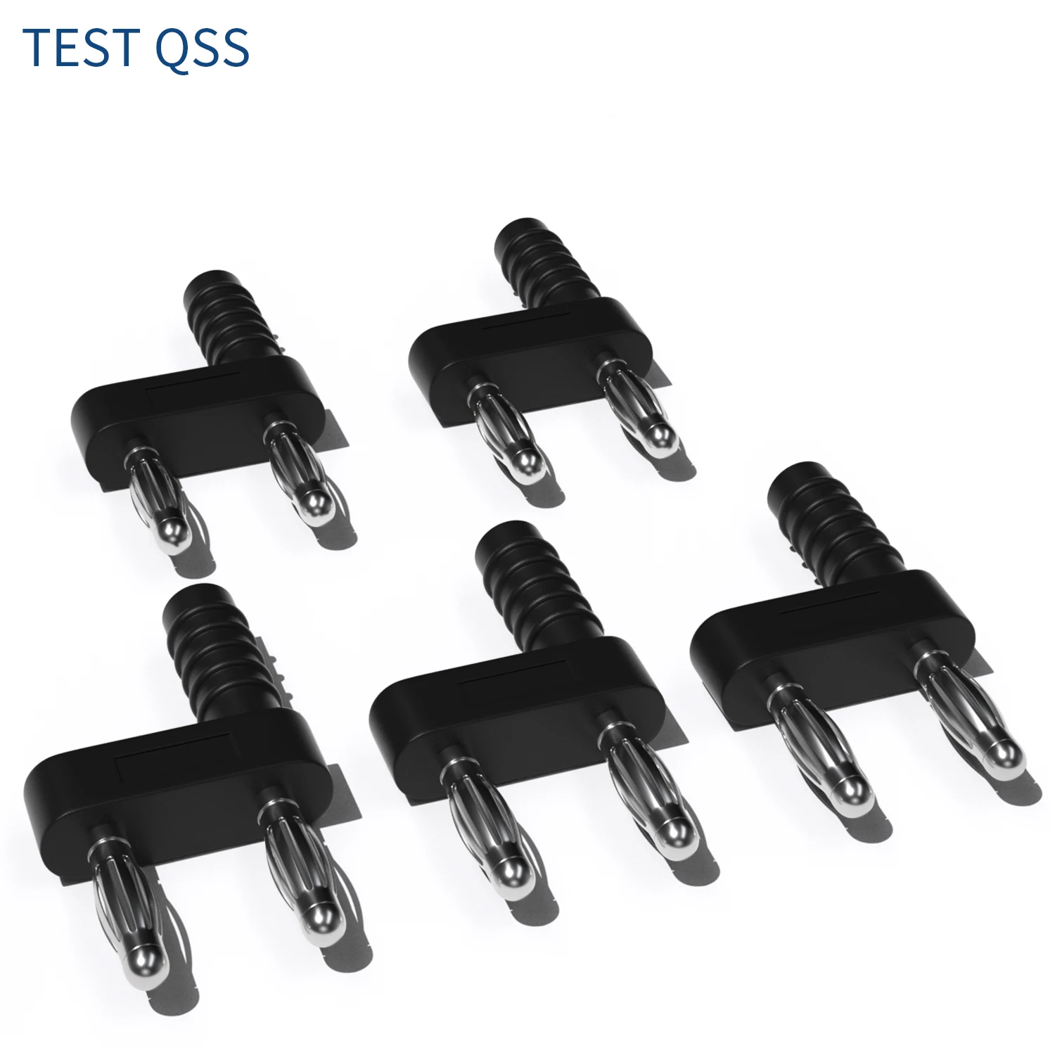 

QSS 5PCS 4MM Connector Short Circuit Plug Jumper 2 Revolution 1 Mother Spacing 14MM Short Connector Socket