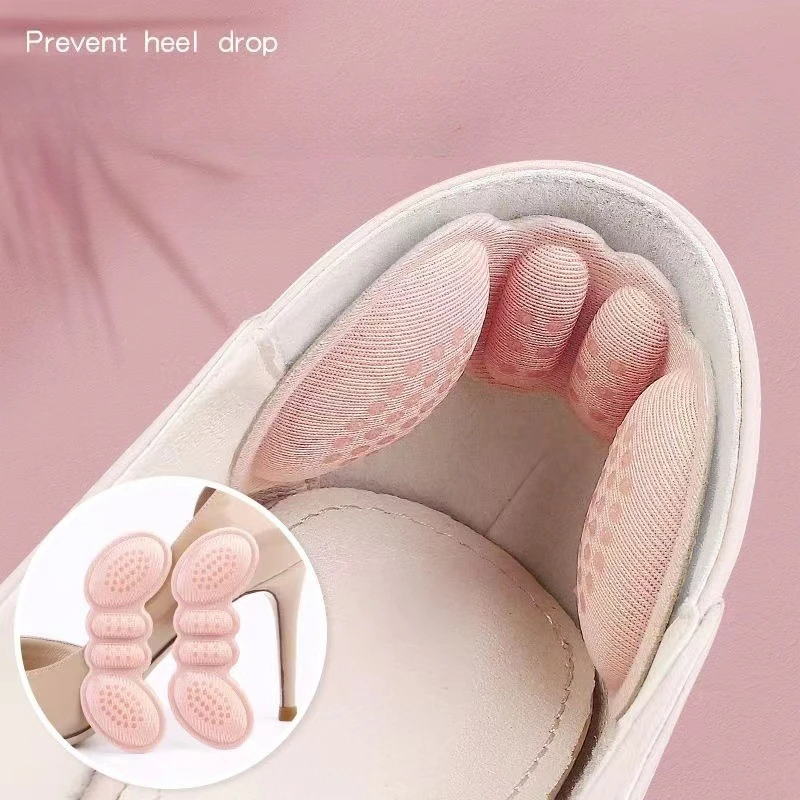 Immagine 3: 5/10 paia di solette Patch cuscinetti per tallone per scarpe sportive tacco alto Anti usura cuscino inserto sottopiede protezione per tallone adesivo posteriore