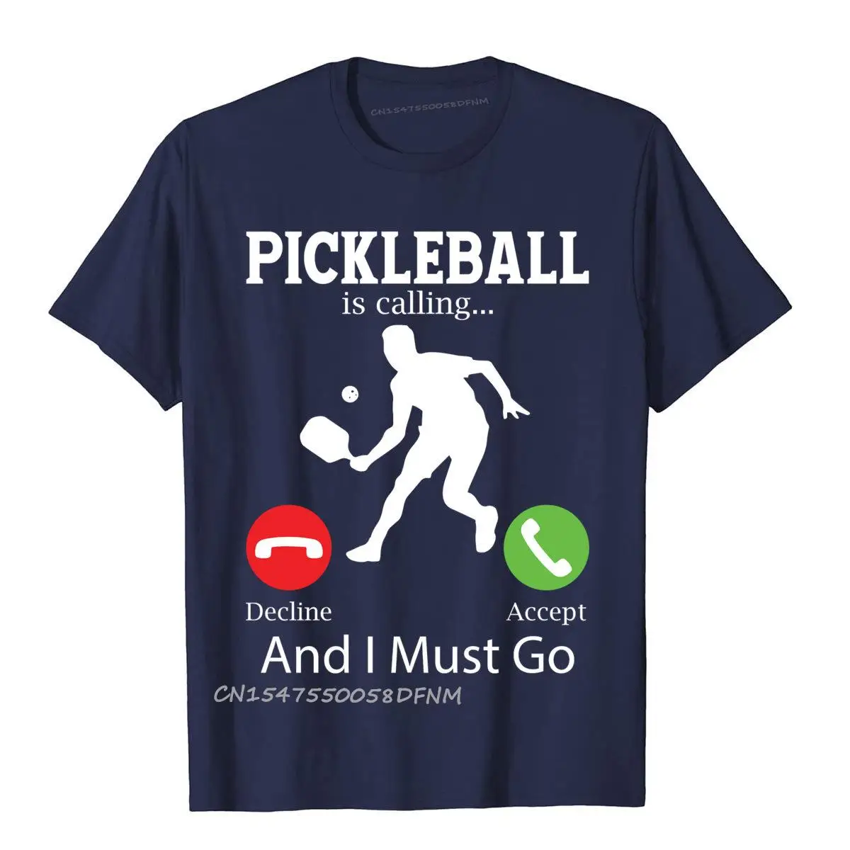 Pickleball Is Calling And I Classic Personalized T Shirts Premium Cotton Mens T Shirt Hip Hop Camisas Hombre