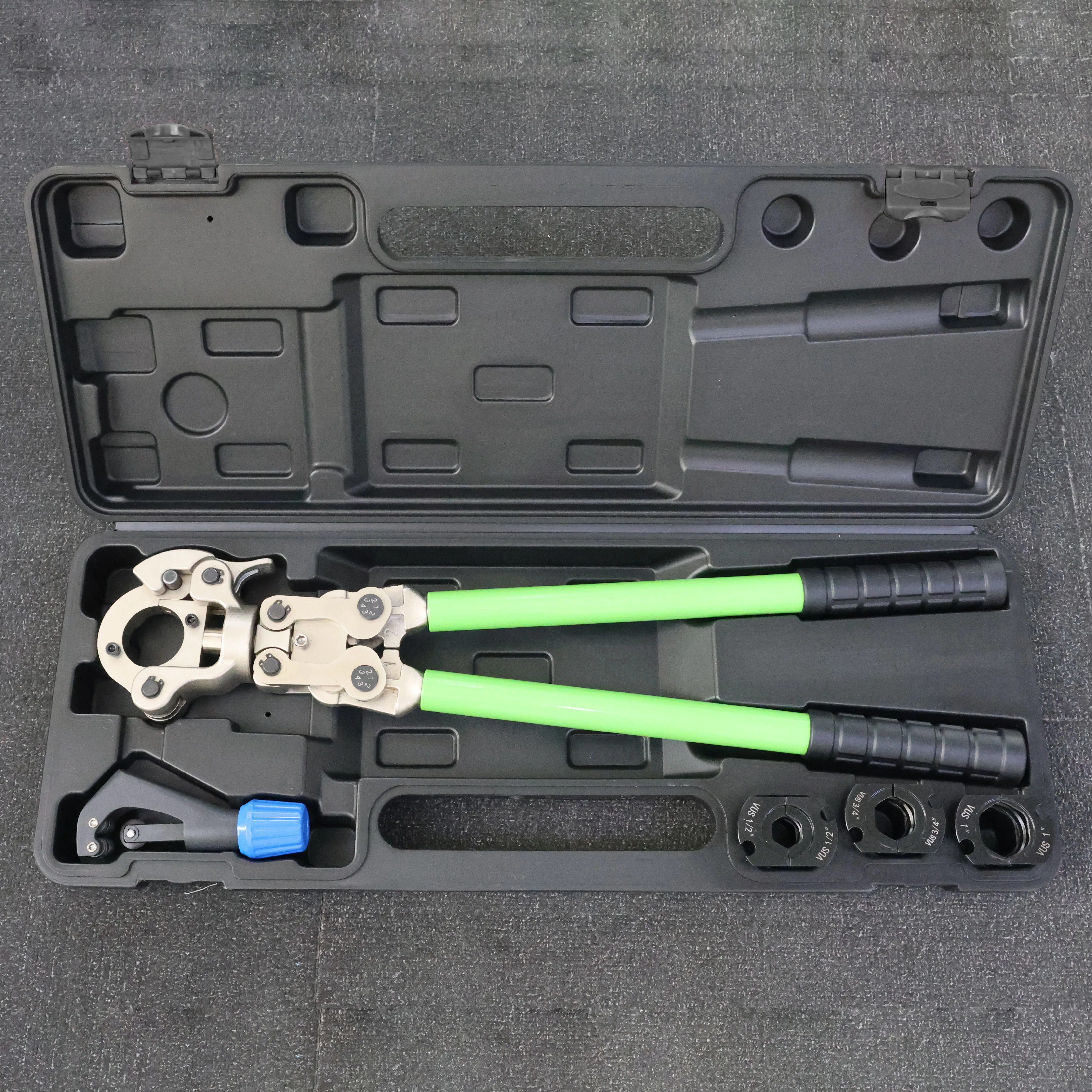 TIGER TEETH Durable 360° Rotating Retractable Press Tool Kit for Copper Pipe Fitting with 1/2