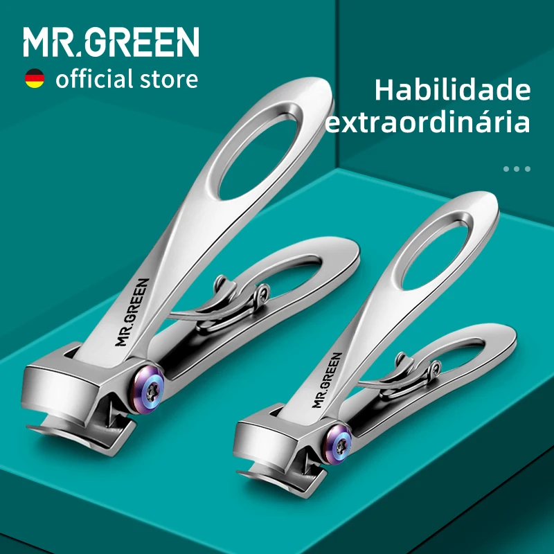 MR. VERDE-Aço Inoxidável Nail Clippers, Abertura Wide Jaw, Clipper unha, Grosso e duro toenail cortador, Manicure Tesoura Ferramentas MR. VERDE-Aço Inoxidável Nail Clippers, Abertura Wide Jaw, Clipper unha, Grosso e duro toenail cortador, Manicure Tesoura Ferramentas