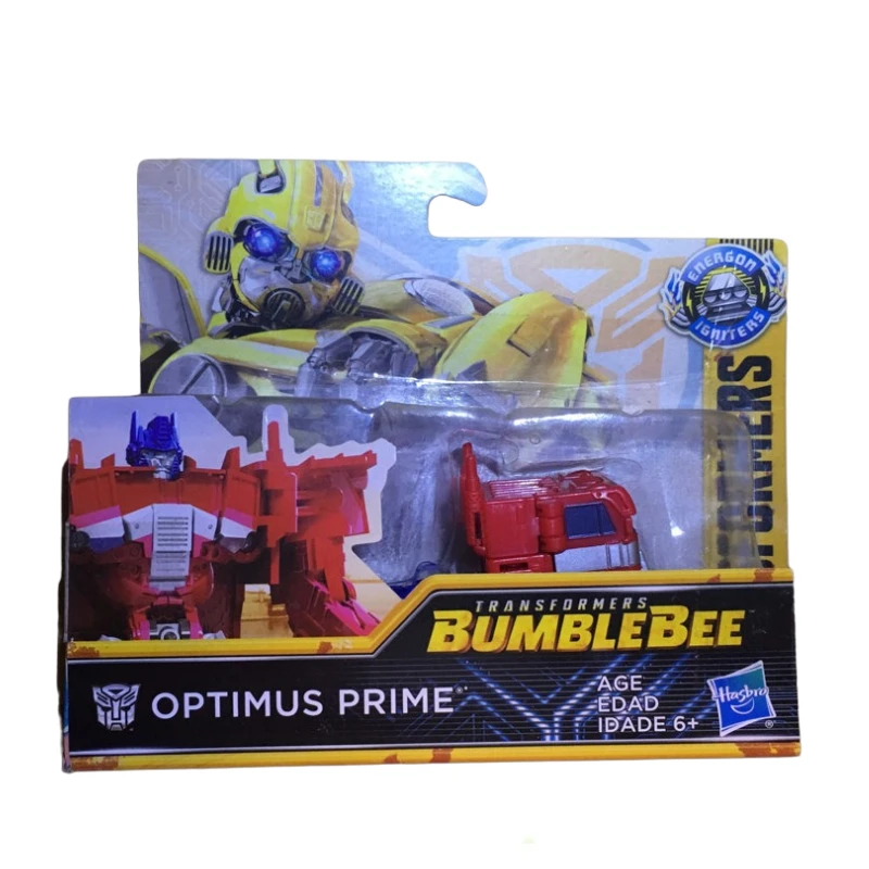 W magazynie film Bumblebee wersja amerykańska moc aktywowana energią Optimus Prime akcja Anime kolekcja figurek prezent urodzinowy