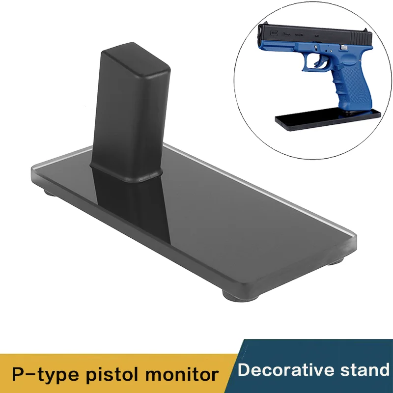 

Tactical pistol decorative stand, display stand props. P-type display stand, secure storage stand, magazine position fixed