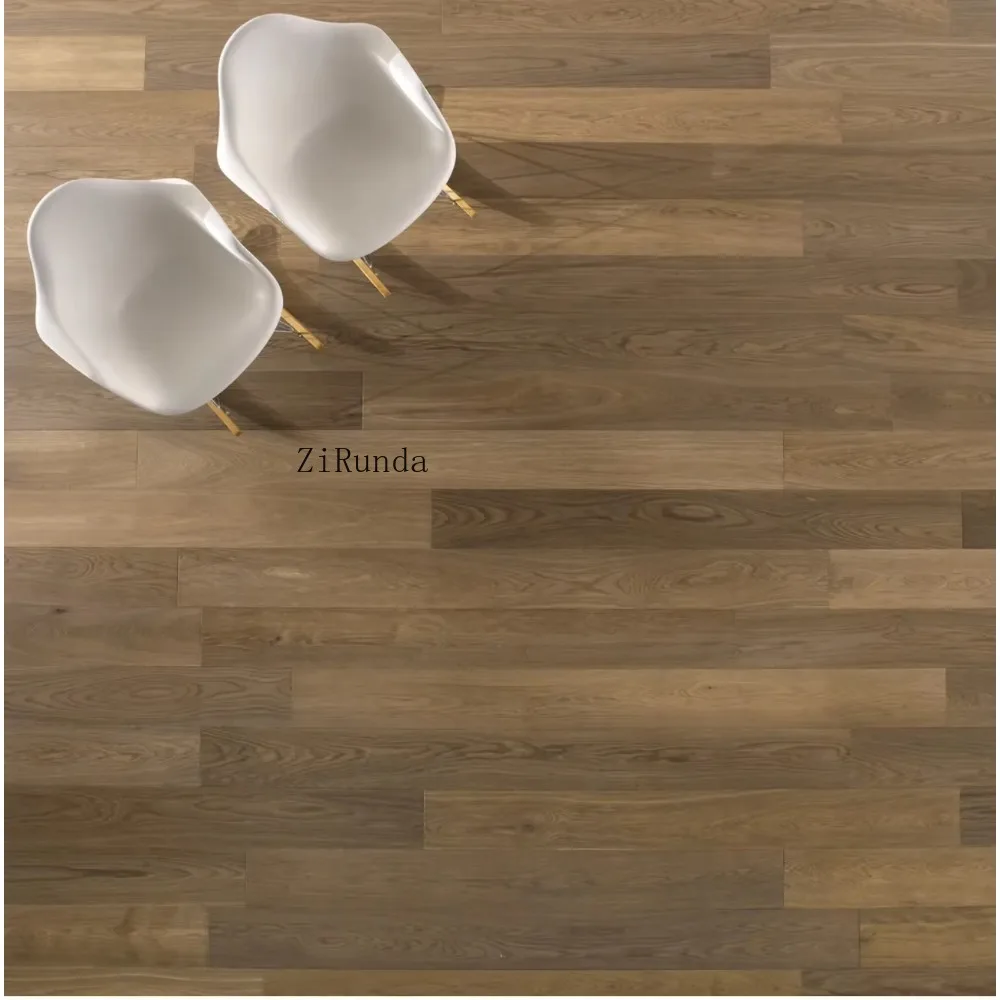 맞춤형 버전14mm 다층 모던 브러쉬드 오크 엔지니어드 우드 바닥재