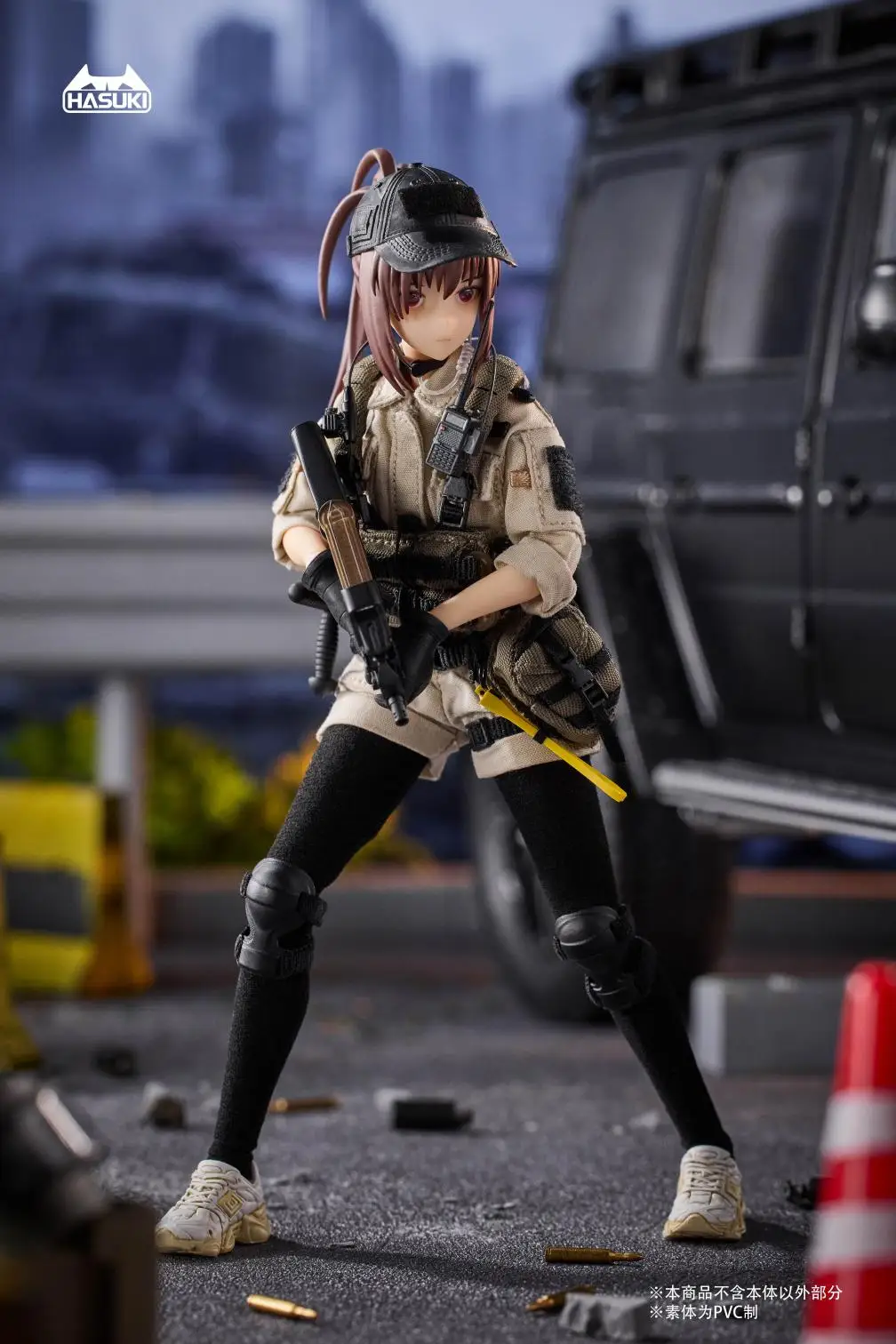 В наличии 100% оригинальная фигурка IZUMIHAISE HASUKI 1/12 PA006 Pocket Art The Sixth Bullet Mobile Suit Girl из ПВХ.