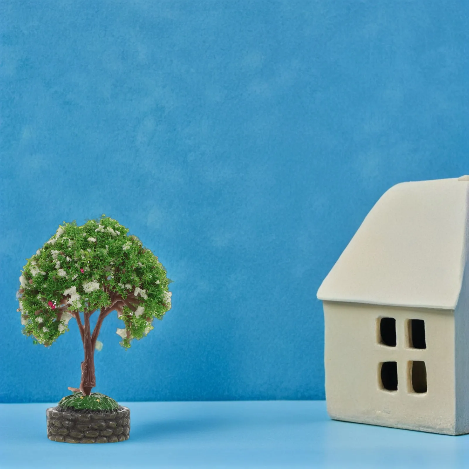 Miniature Courtyard Artificial Landscape Trees Realistic Plastic Craft Accessories for Micro Landscape Decoration Mini Garden