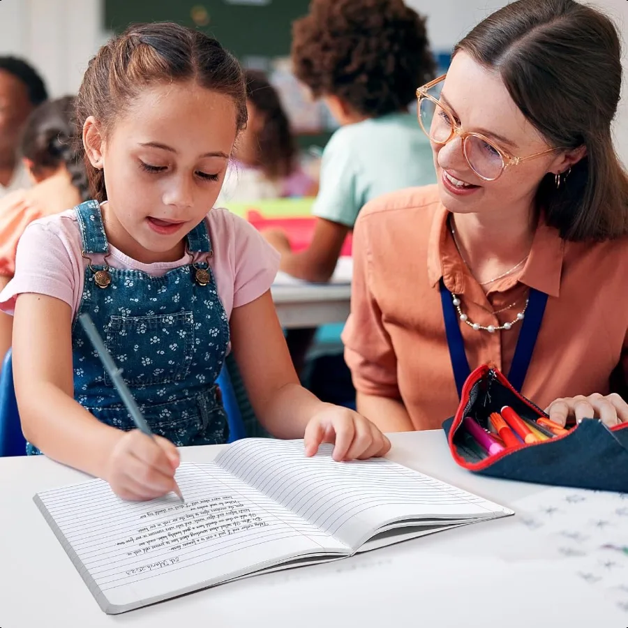 دفاتر ملاحظات تكوين ورق مسطر واسع 4 عبوات كتاب تكوين 9 3 4 × 7 1 2 80 ورقة 160 صفحة ألوان متنوعة مكتب المدرسة