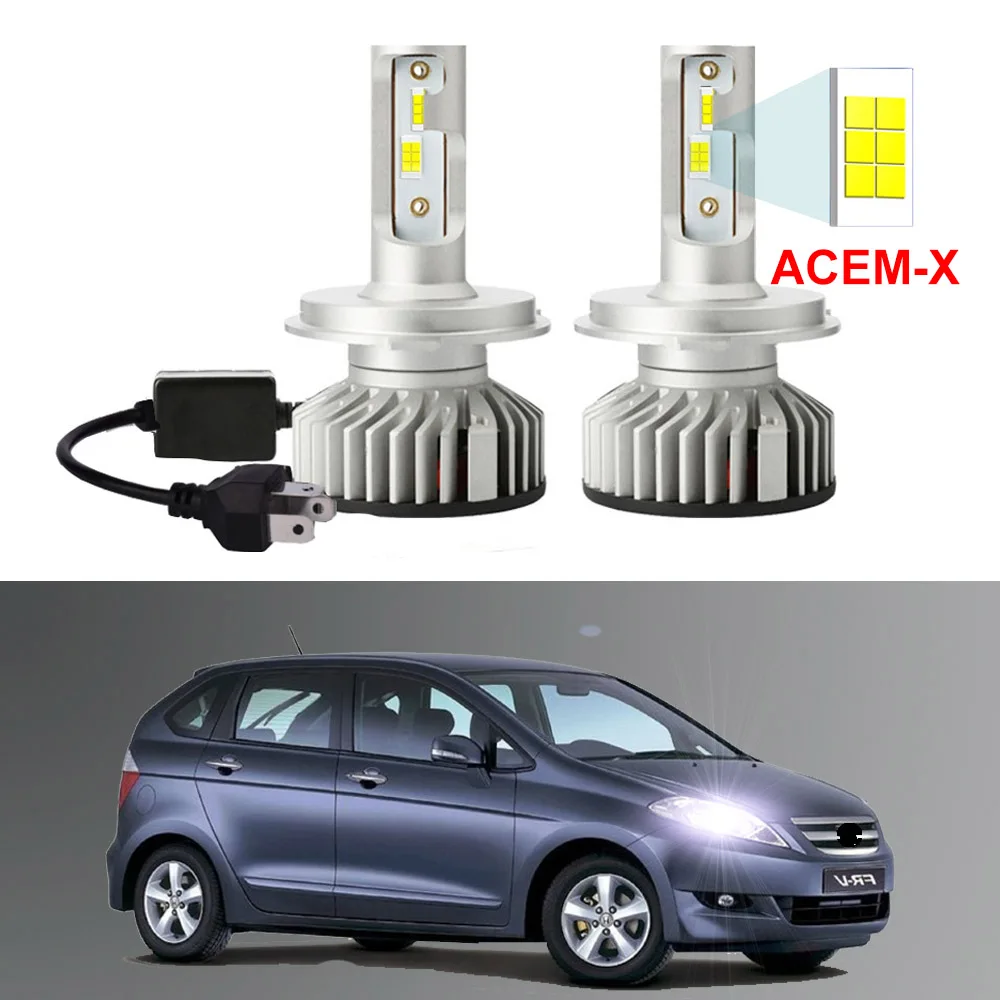 2PCS Led Headlight Bulbs For HONDA FR-V FRV 2004 2005 2006 2007 2008 2009 High Low Beam(Only fit original is halogen lamp)