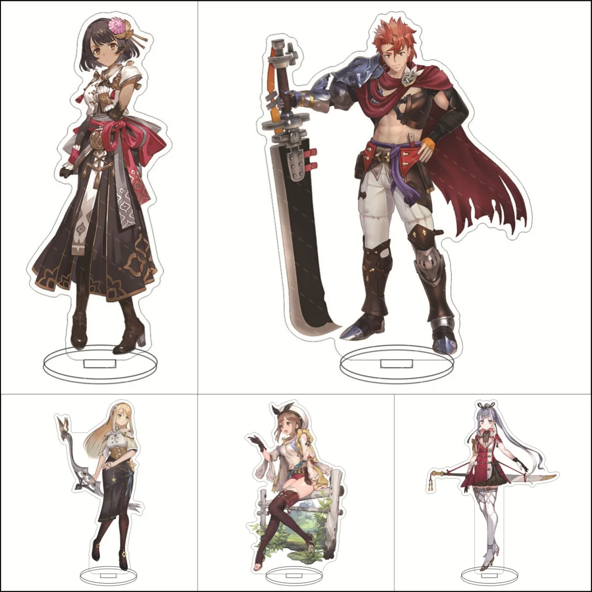 Anime Atelier Ryza：Ever Darkness&the Secret Hideout with Bonus Figures Cosplay Acrylic stand Plate Desk Decor Fans friend Gifts