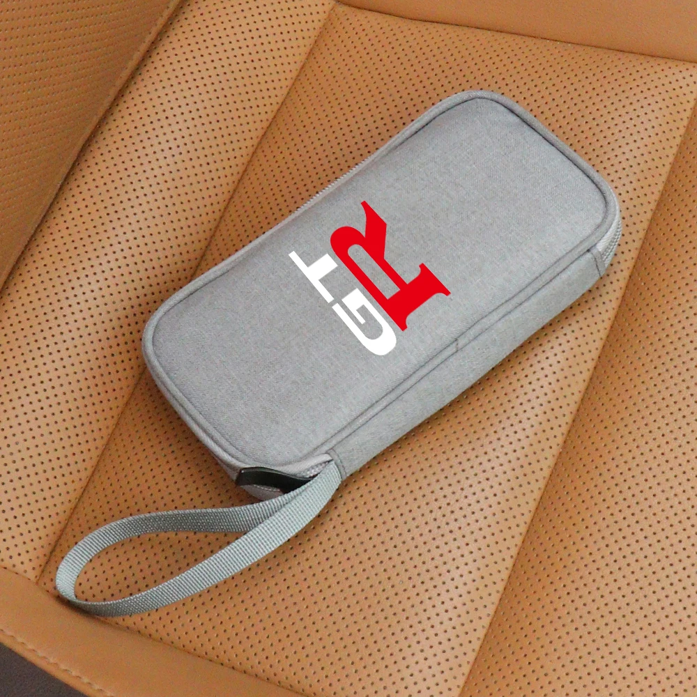 1Pcs Car Portable Men Women Travel Storage Bag Key Wallet Organizer For Nissan X-trail Qashqai Note Juke Sentra Patrol GTR Nismo