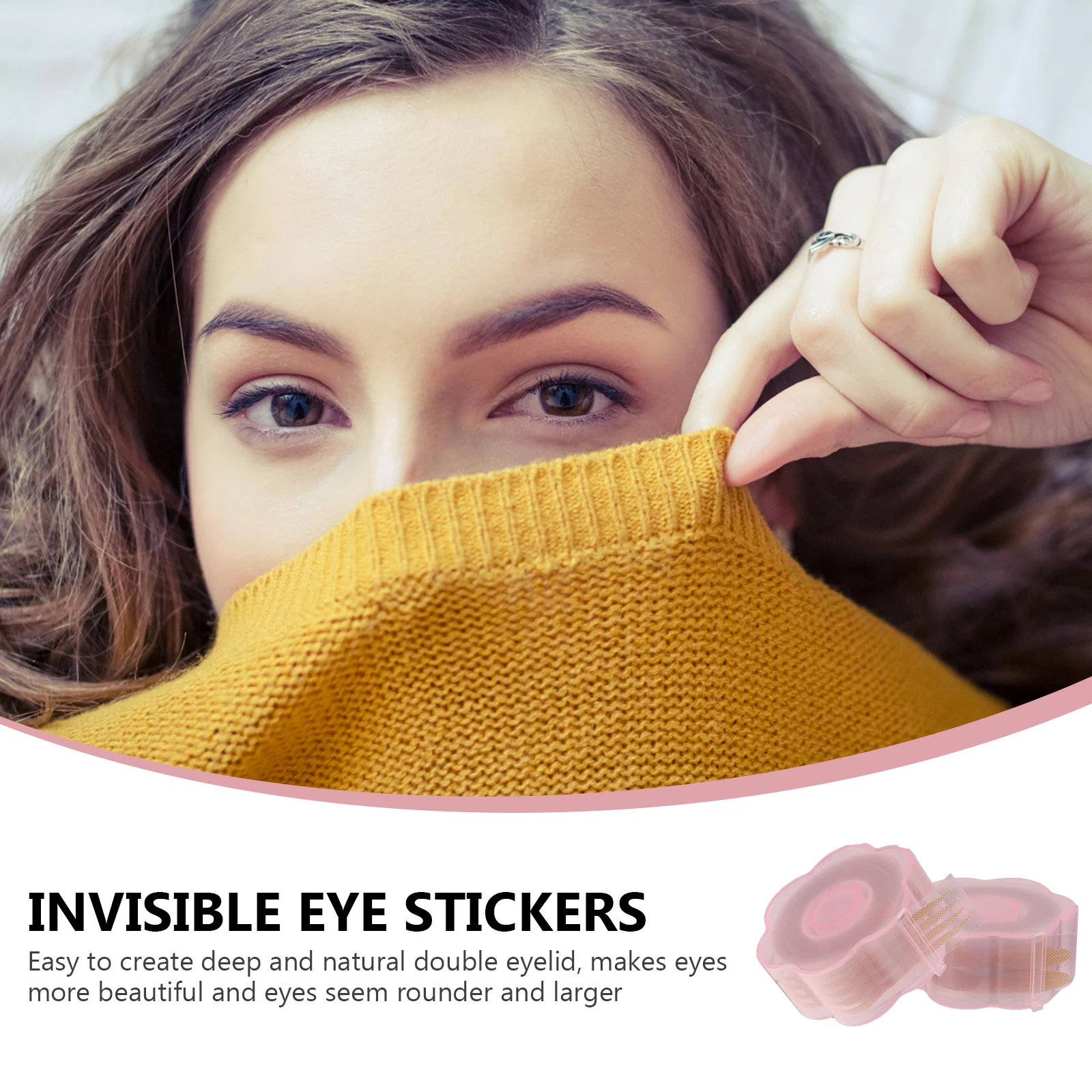 

1 set 1 Set Double Eyelid Tapes Eyelid Stickers Invisible Natural Beauty Tapes Adhesive Lift Strips For Women Beautifying Eye